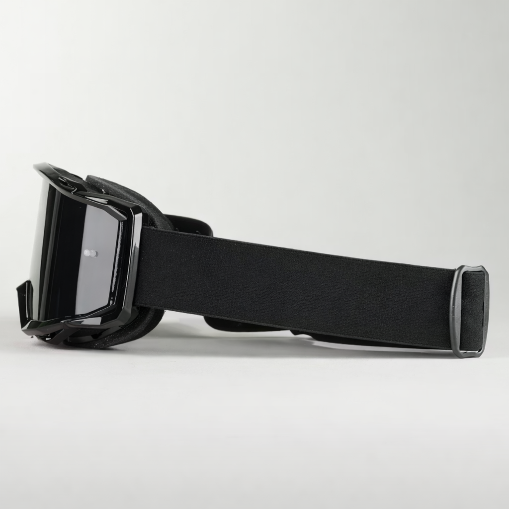 Snow goggles for skiing and snowboarding – Black ski goggles with UV protection