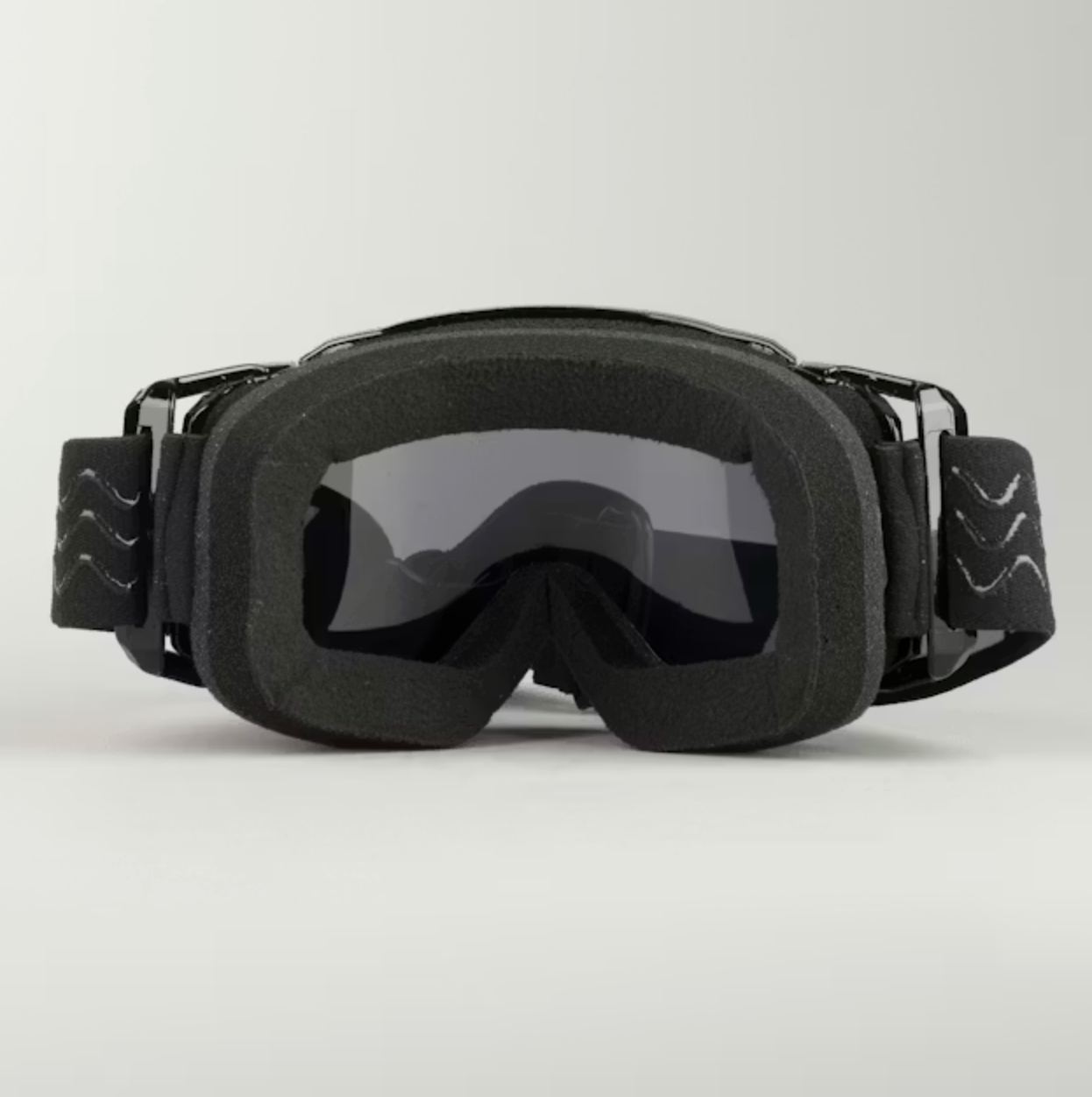 Snow goggles for skiing and snowboarding – Black ski goggles with UV protection
